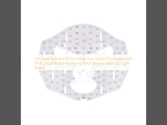 UV dieprood en IR gezichtsmasker Tweezijdig FPC Flexible Soft PCB Circuit Board Processing Patch Beauty Mask LED Light Board